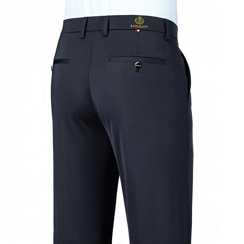 Embroidery Job - Celana Pria Stretch 2026, Celana Formal