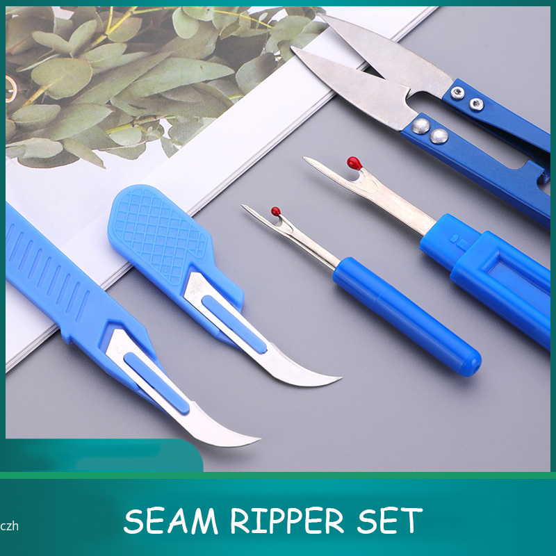 Embroidery Thread - 5 Buah Kit Ripper Jahit Biru