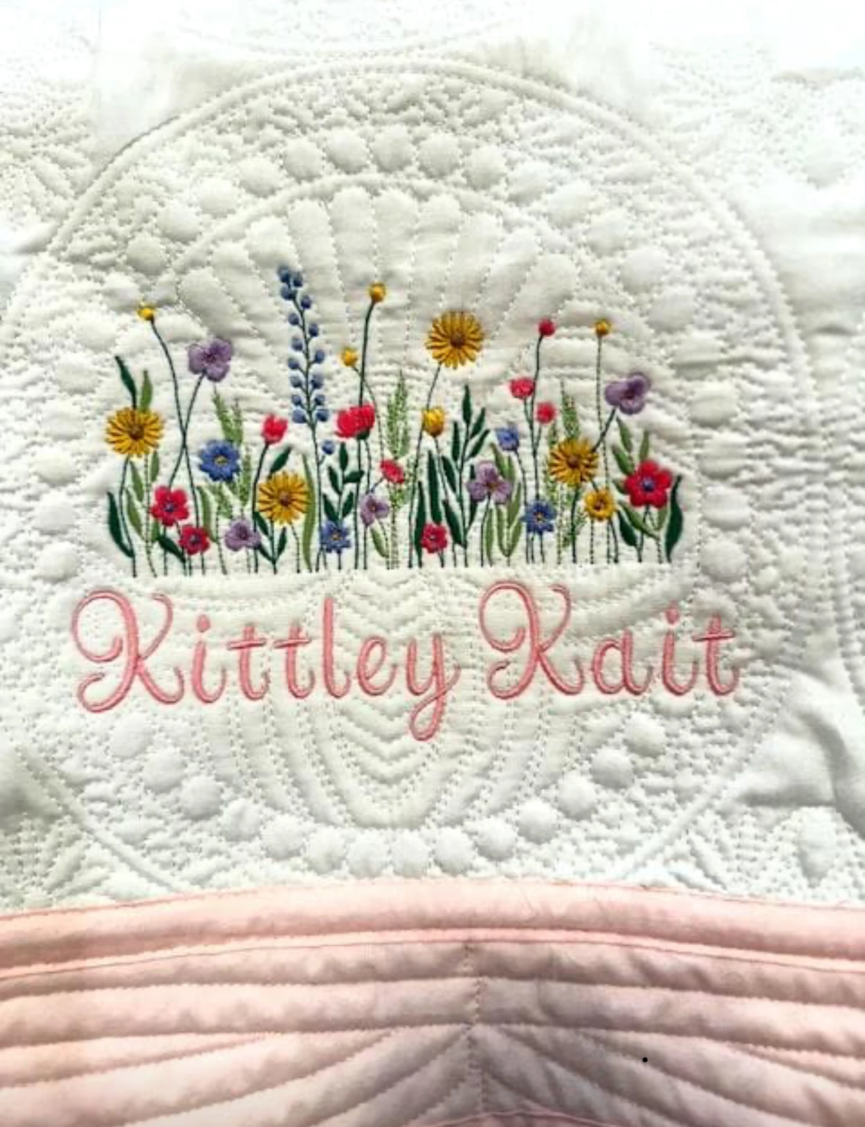 Embroidery Name Designs - Selimut Bayi Personalisasi yang Dapat Disesuaikan: