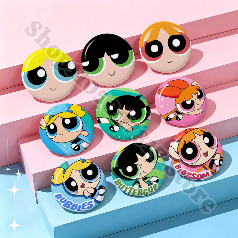 Embroidery Reddit - Bros Kartun Kawaii The Powerpuffs Girls,