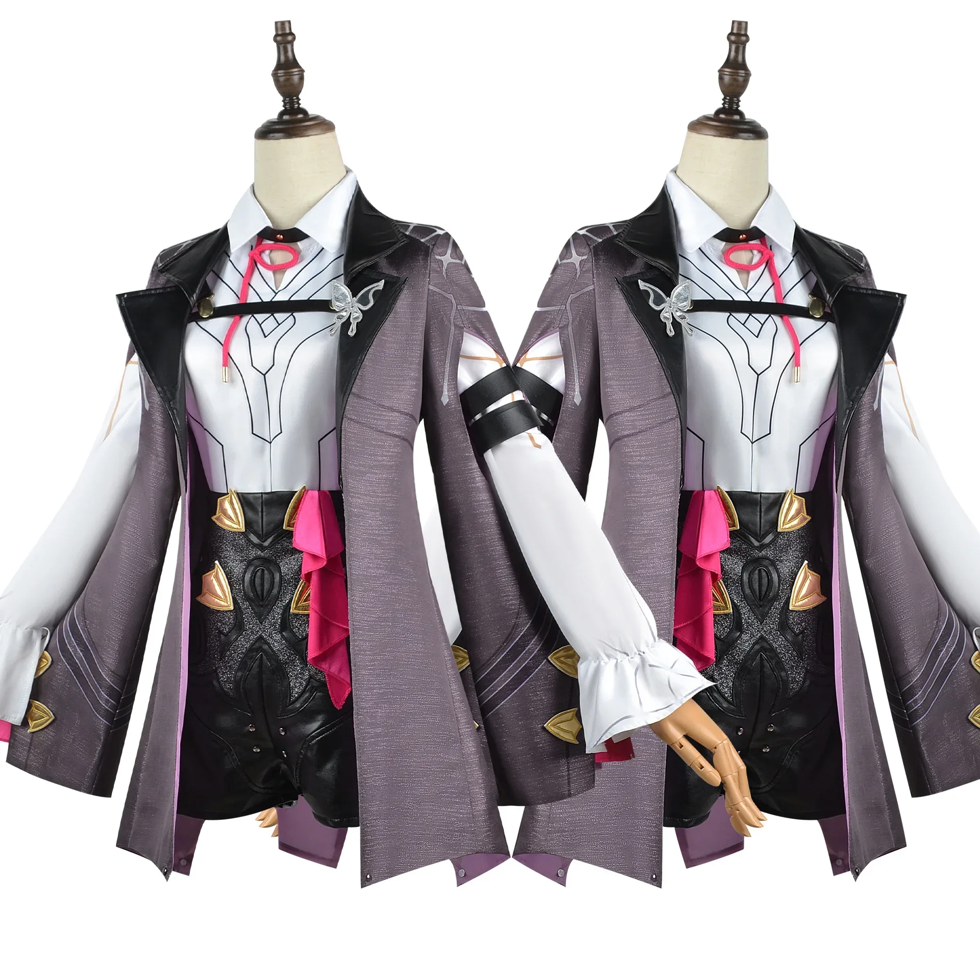 Embroidery Dress - Gaun Bordir Gotik Cosplay Kafka Honkai