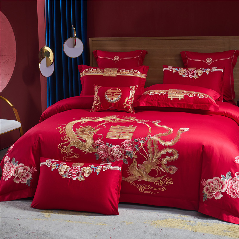Embroidery Quilt Cover - Set Sprei Katun 100% Mewah Bordir