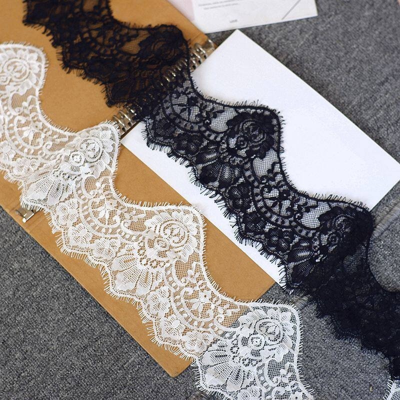 Embroidery Veil - Lebar 15CM, Kain Bordir Renda Bulu