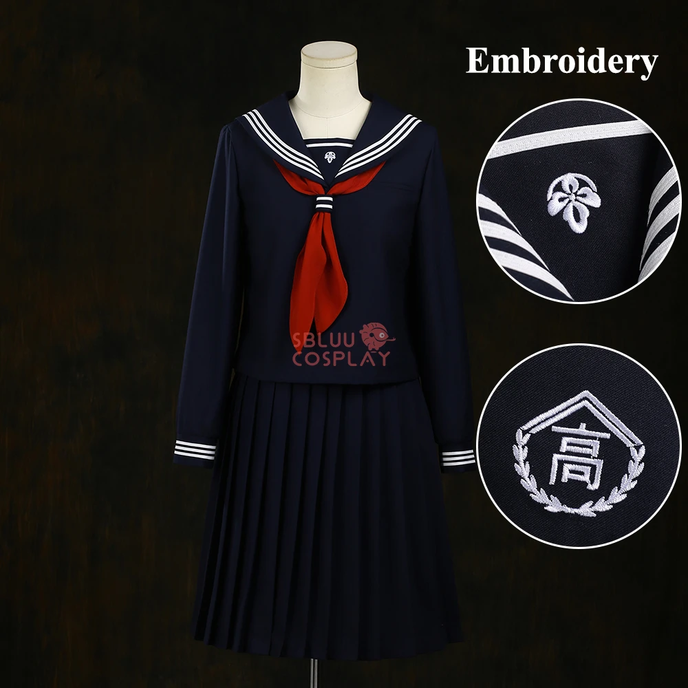 Embroidery Dress - SBluuCosplay Shimizu Hinako Kostum Cosplay Bordir