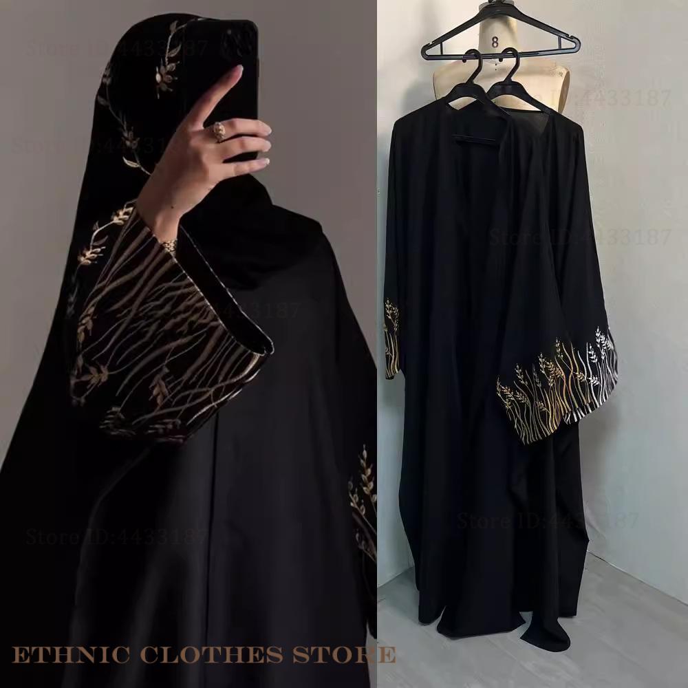 Embroidery Kebaya - Gaun Muslim Wanita Elegan Bordir Hitam