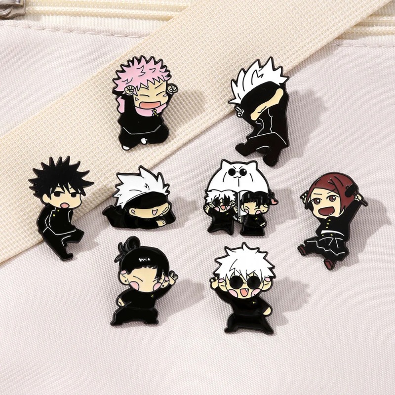 Embroidery Reddit - 8pcs Set Pin Enamel Anime Itadori