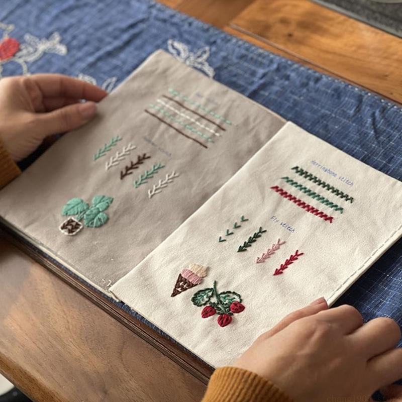 Embroidery Guide Book - QX2E Buku Panduan Jahitan Bordir Kain