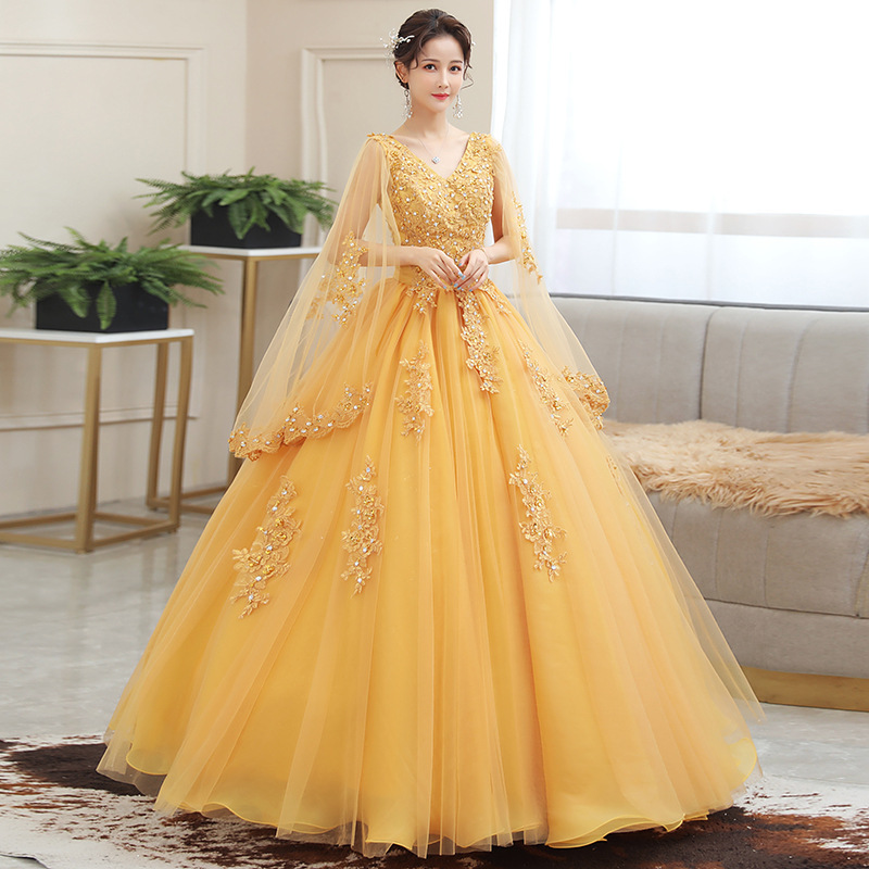 Embroidery Gold - Gaun Panjang Bordir Emas Baru Model