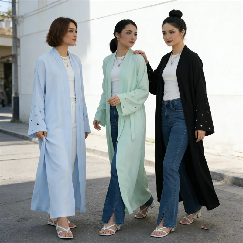 Embroidery Kebaya - Gaun Panjang Bordir Hati Eid Dubai