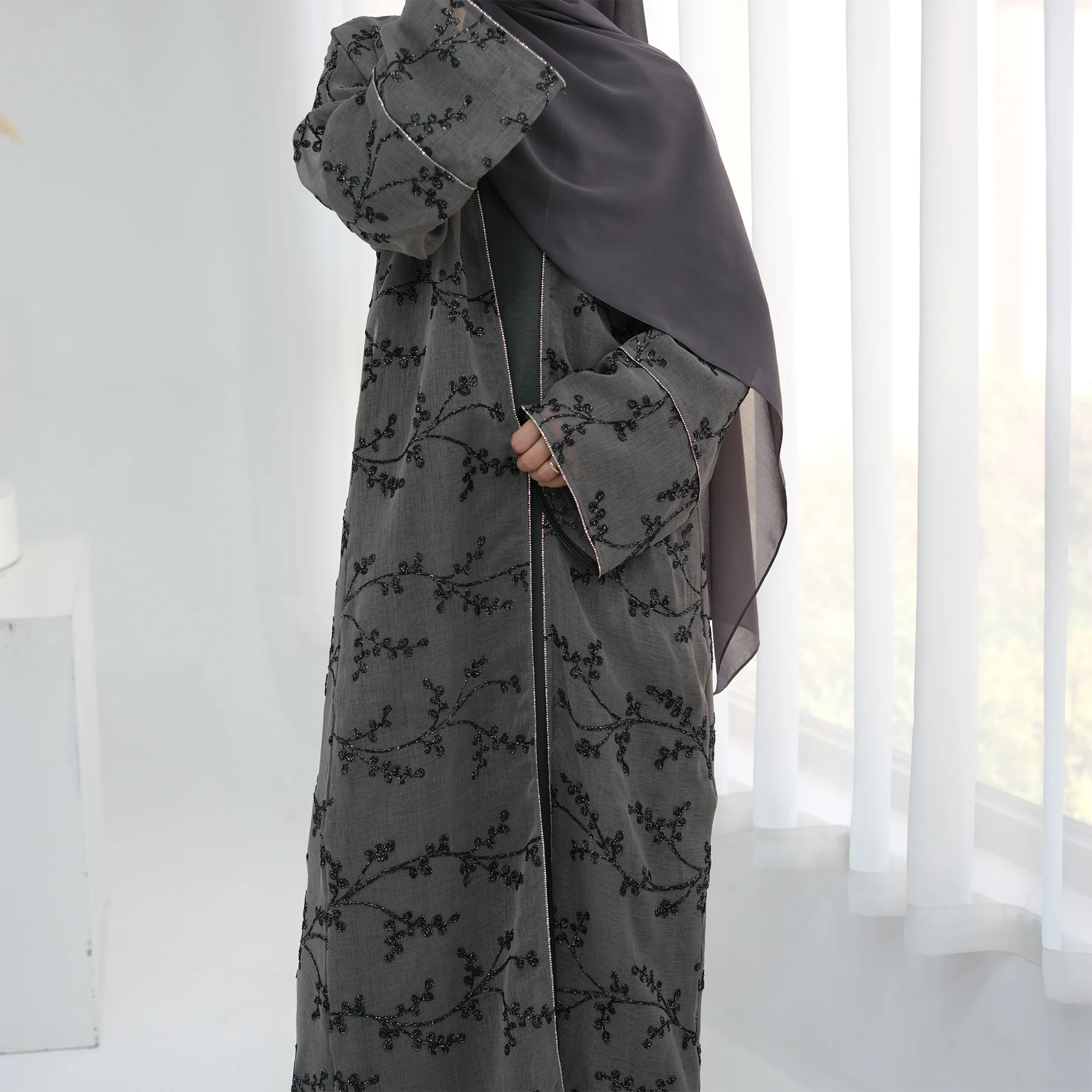 Embroidery Kebaya - Kimono Bordir Wanita, Cardigan Lebaran Ramadan,