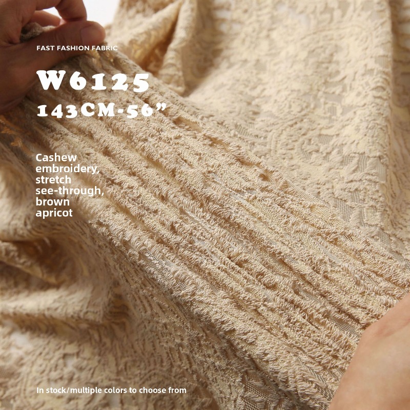 Kain Jacquard Elastis Bordir P - Embroidery Veil ulasan dan harga