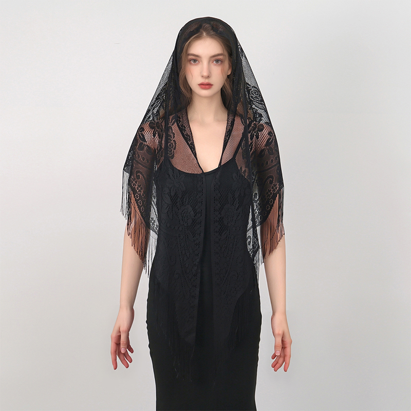 Syal Renda Bordir Baru Selenda - Embroidery Veil ulasan dan harga