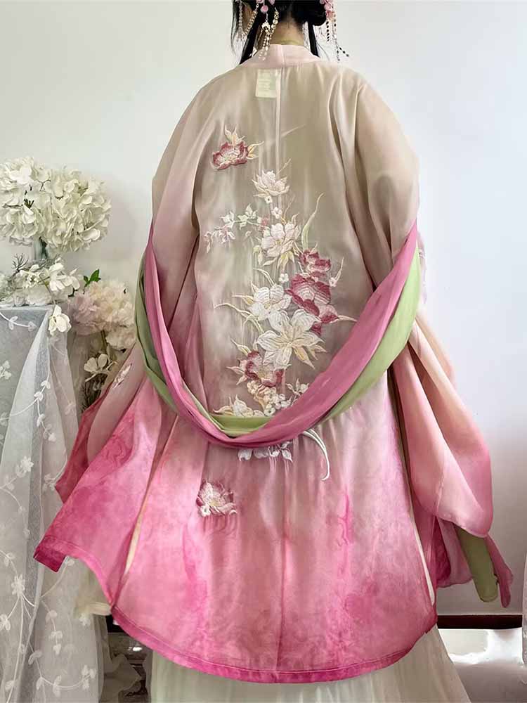 Kostum Pertunjukan Panggung Wa - Embroidery Dress ulasan dan harga