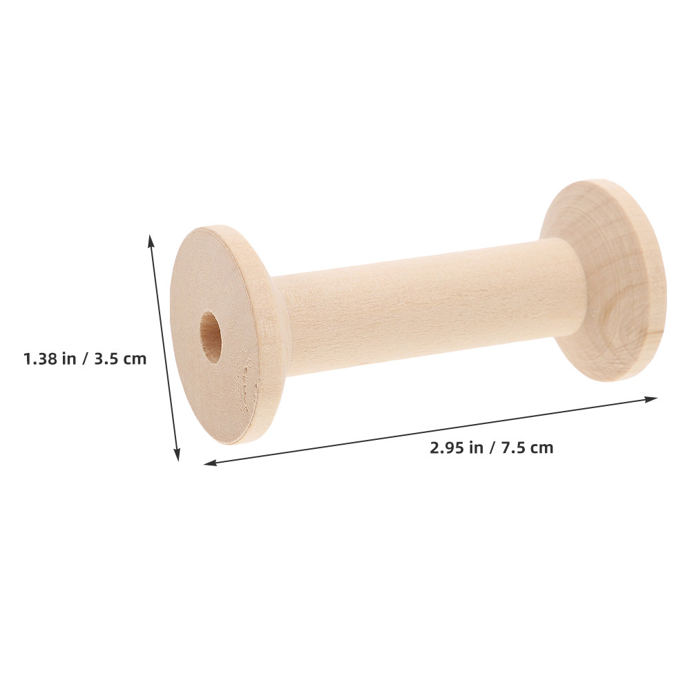 4 buah spool benang kayu koson - Embroidery Thread ulasan dan harga