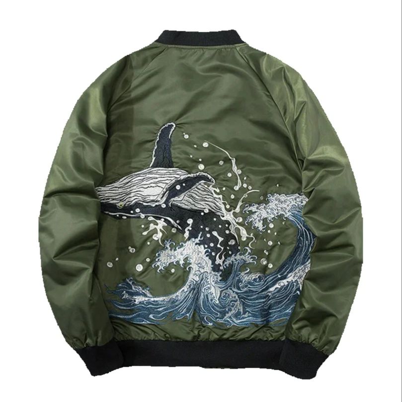 Jaket Bomber Bordir Sukajan Pr - Embroidery University ulasan dan harga