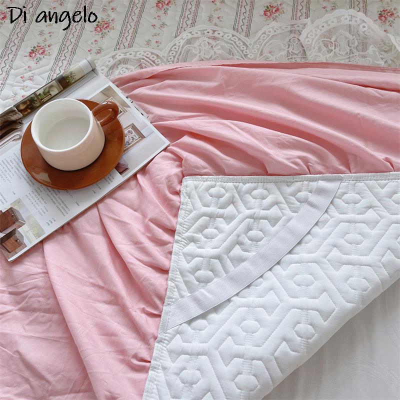 Rok Tempat Tidur Quilting Teba - Embroidery Quilt Cover ulasan dan harga