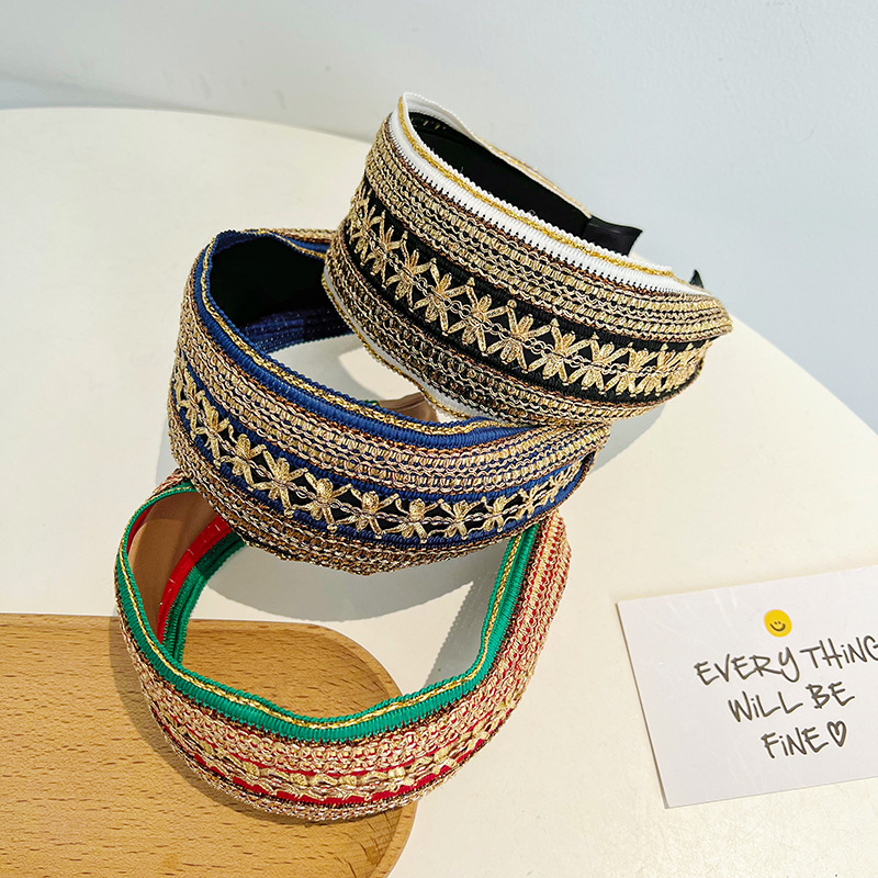 Wanita Anak Perempuan Antik Bo - Embroidery Gold ulasan dan harga
