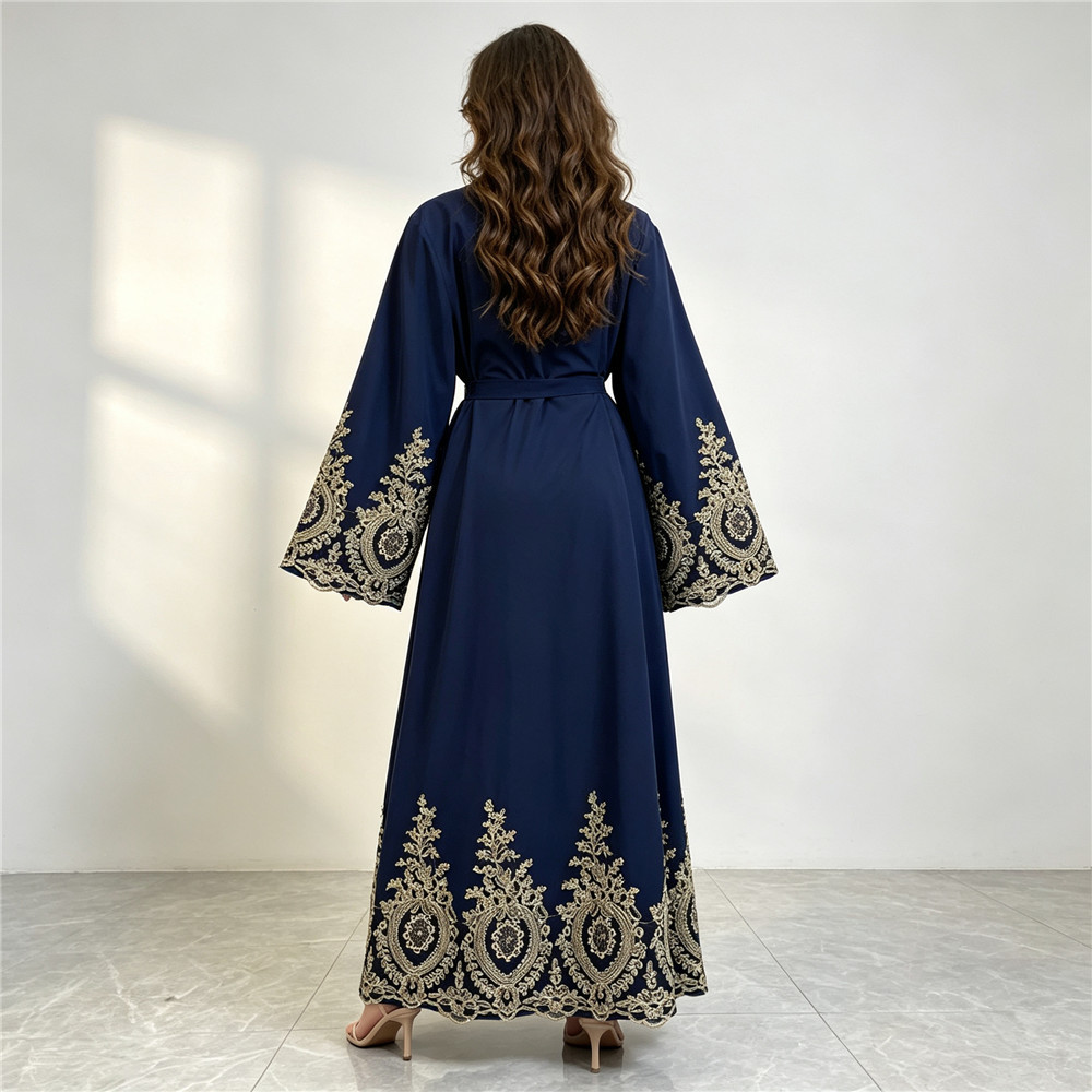 Abaya Baru Dubai Kimono Mewah  - Embroidery Kebaya ulasan dan harga