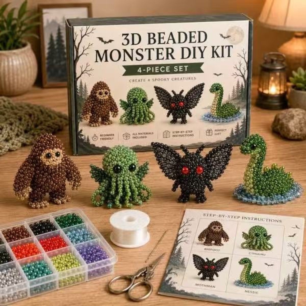 Kit Bordir Manik-Manik Hewan B - Embroidery Kit Set ulasan dan harga