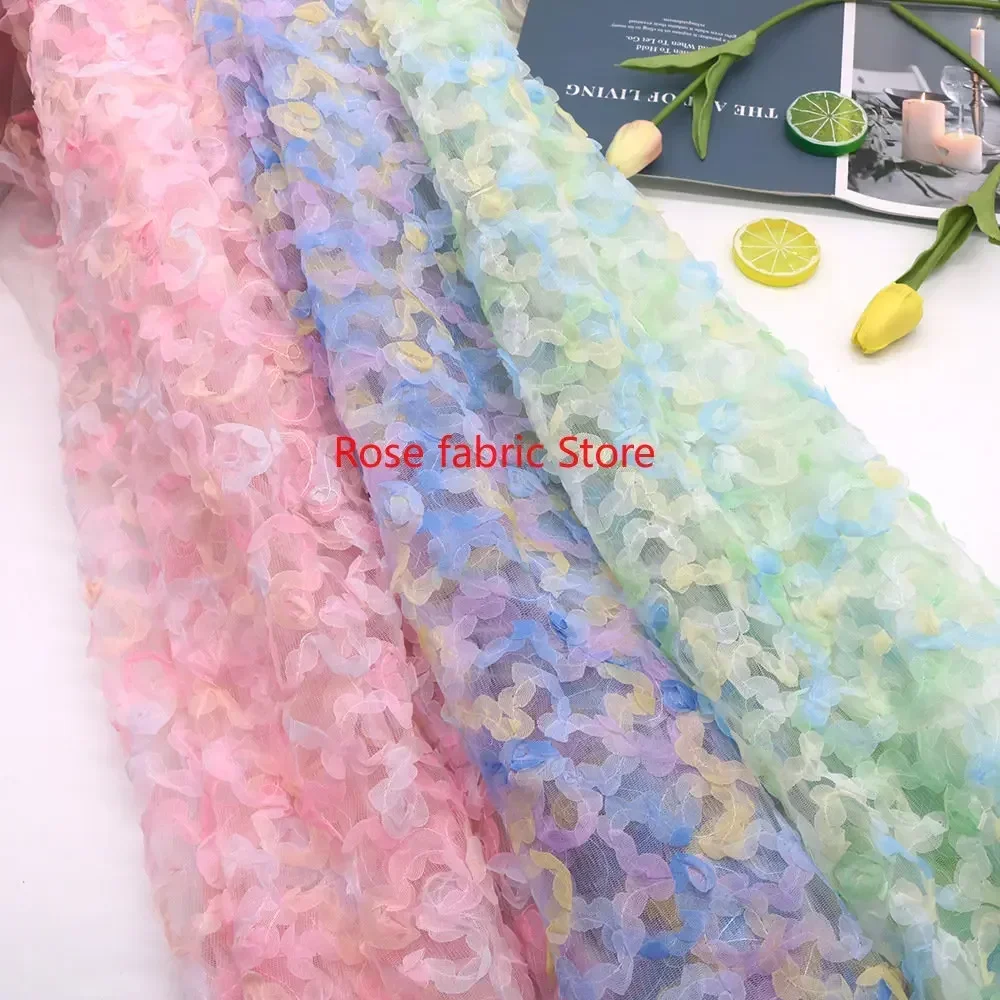 Kain renda rajutan sifon gradi - Embroidery Veil ulasan dan harga