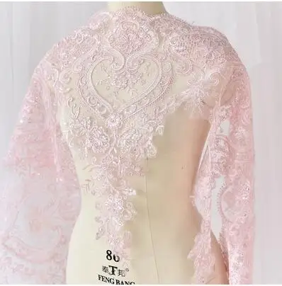 3 Meter/Lot 9 Warna Renda Bulu - Embroidery Veil ulasan dan harga