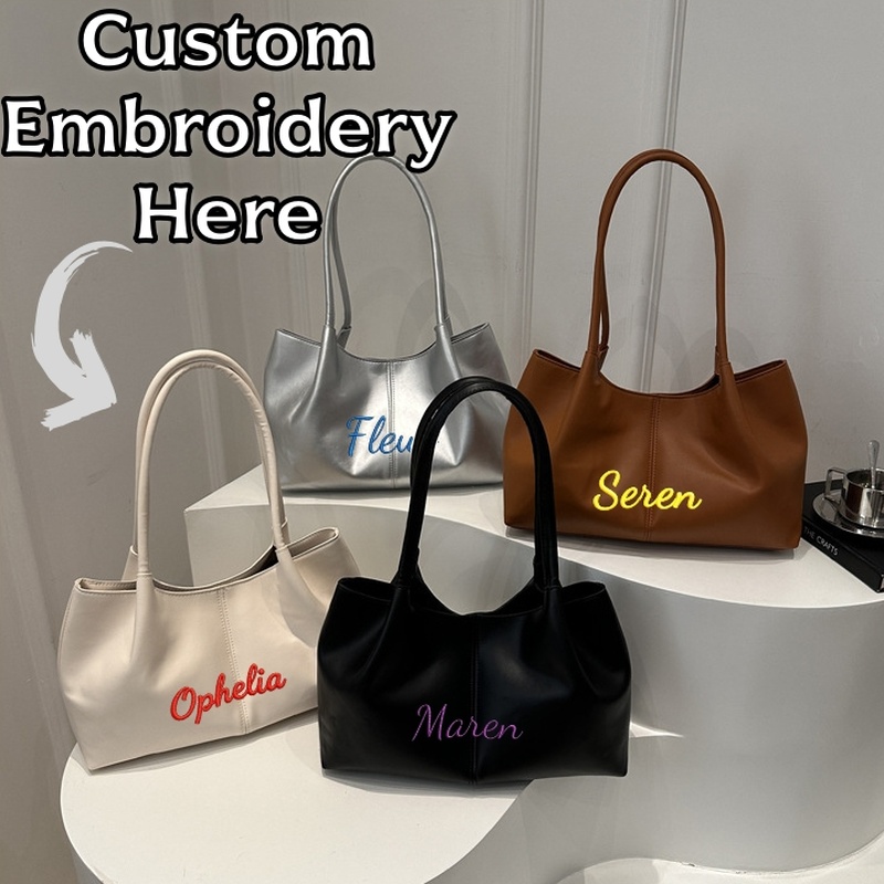 Tas Tote Bordir Kustom dengan  - Embroidery Name Designs ulasan dan harga