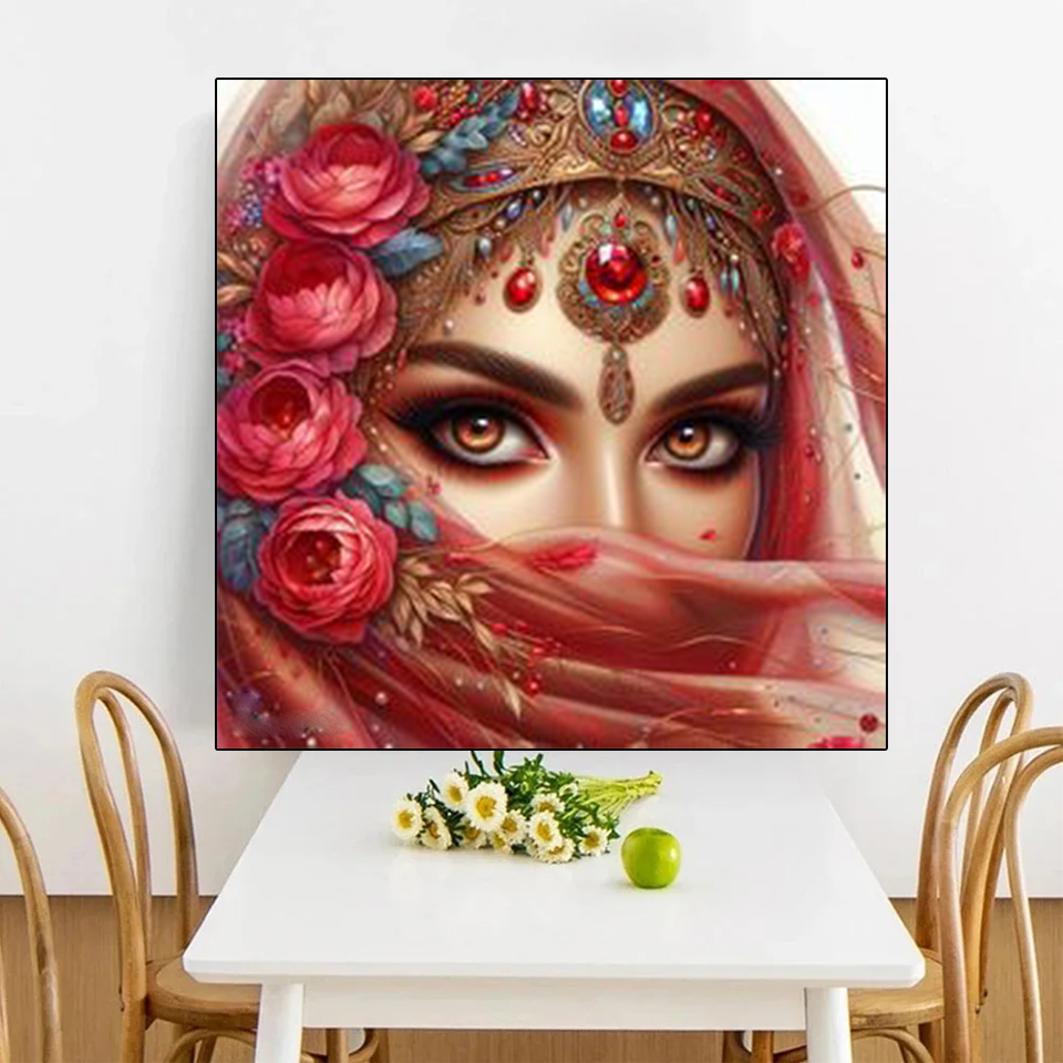 Kit Jahit Silang Lukisan Berli - Embroidery Veil ulasan dan harga