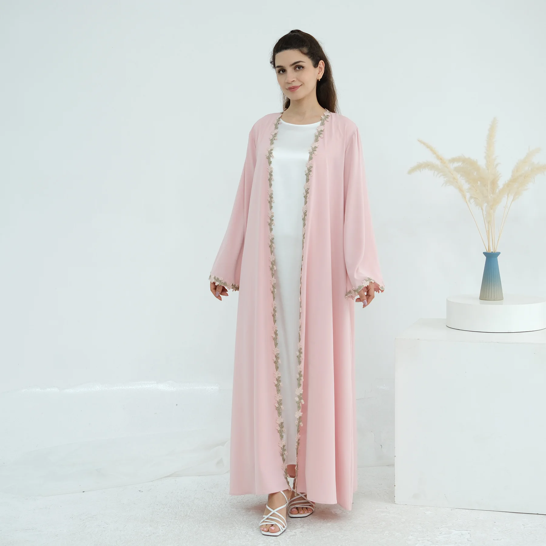 Gaun Abaya Muslim Dubai Bordir - Embroidery Kebaya ulasan dan harga