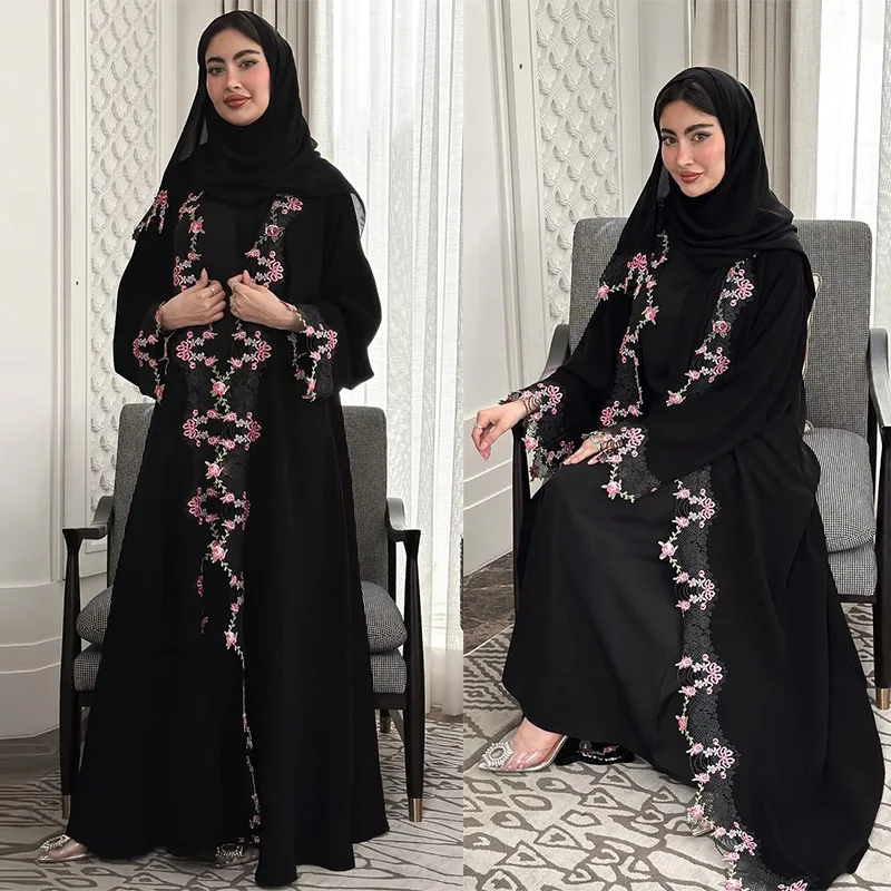 Kimono Bordir Hitam Jalabiya A - Embroidery Kebaya ulasan dan harga