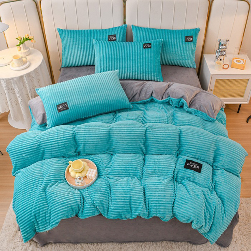 3pcs Set Sprei Selimut Musim D - Embroidery Quilt Cover ulasan dan harga