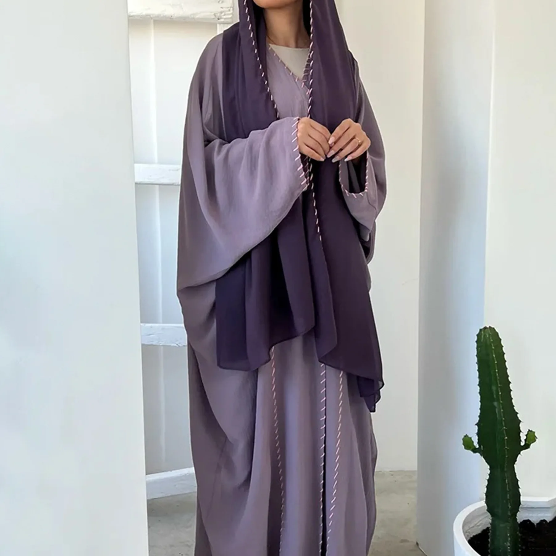 Kimono Maroko Abaya Terbuka Me - Embroidery Kebaya ulasan dan harga