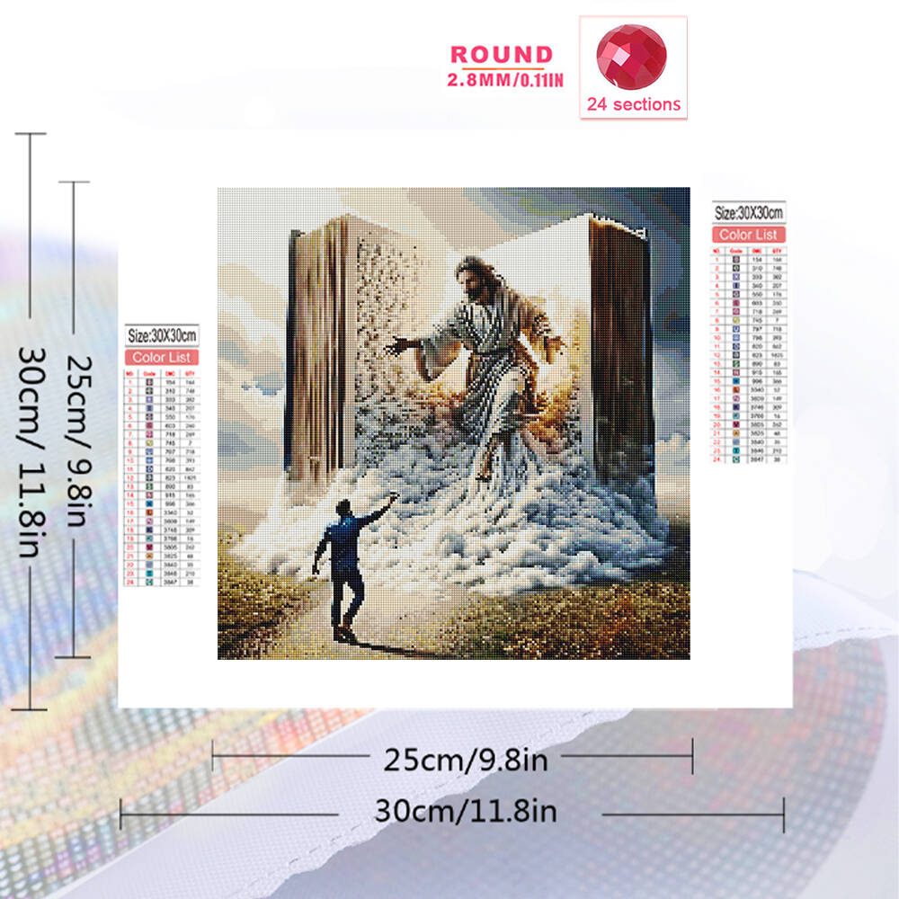 Evershine 5D DIY lukisan berli - Embroidery Guide Book ulasan dan harga
