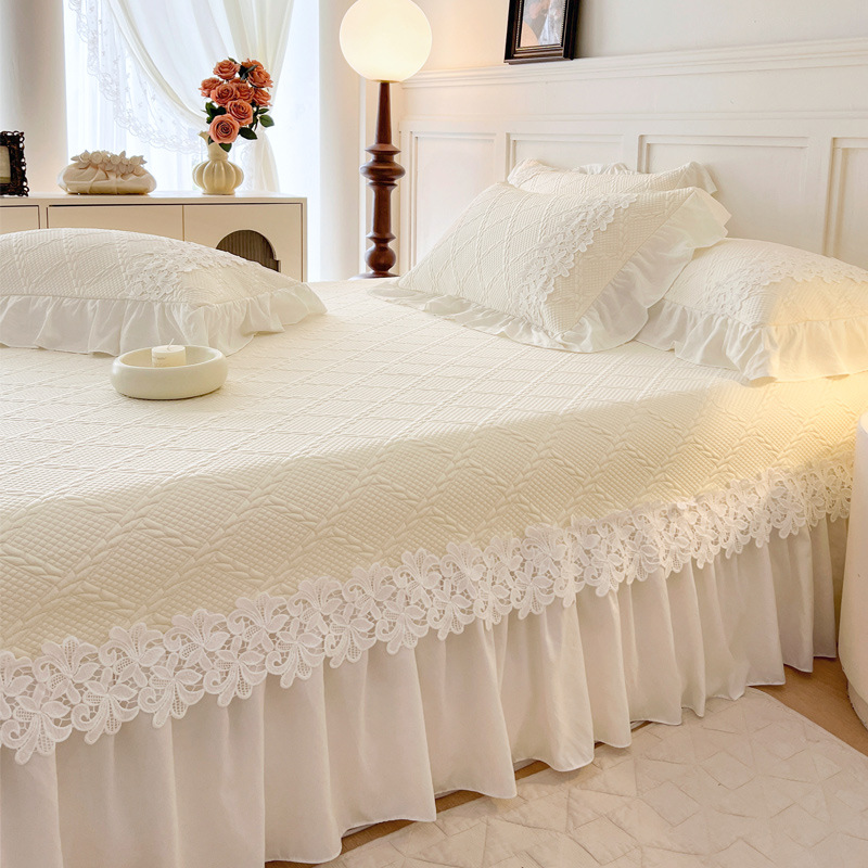 Set Seprai Pendingin Mewah Bor - Embroidery Quilt Cover ulasan dan harga