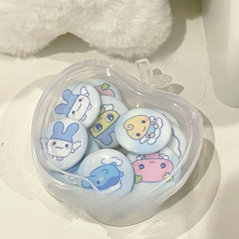 Lencana Kancing Mini Karakter  - Embroidery Reddit ulasan dan harga
