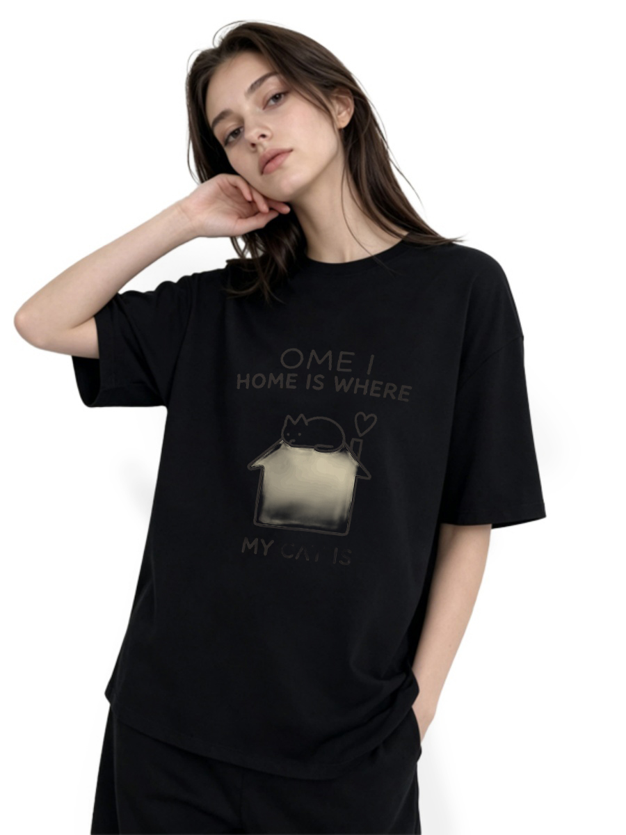 Kaos Dasar Wanita Modal Katun  - Embroidery University ulasan dan harga