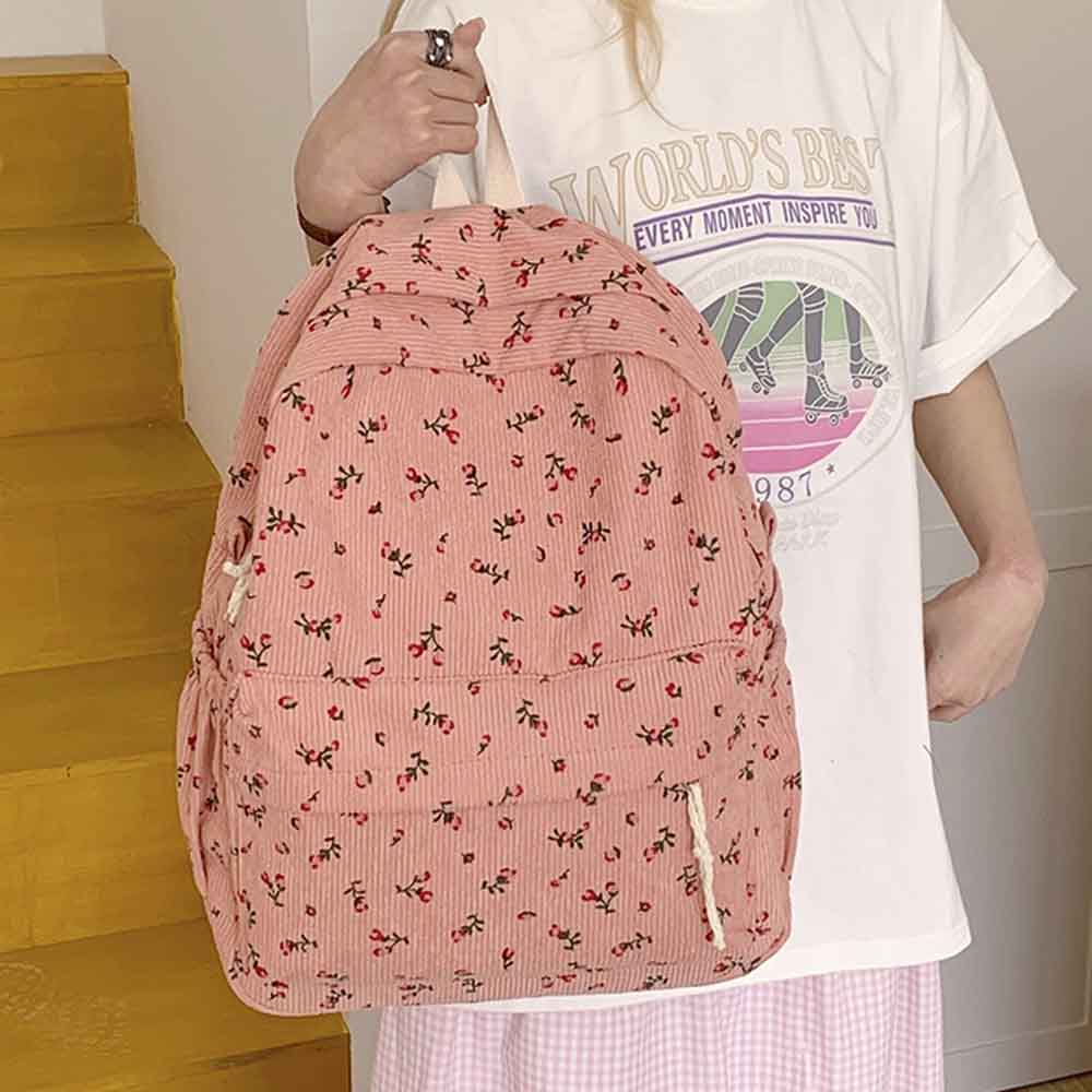 Tas Ransel Bermotif Ins Cordur - Embroidery Name Designs ulasan dan harga