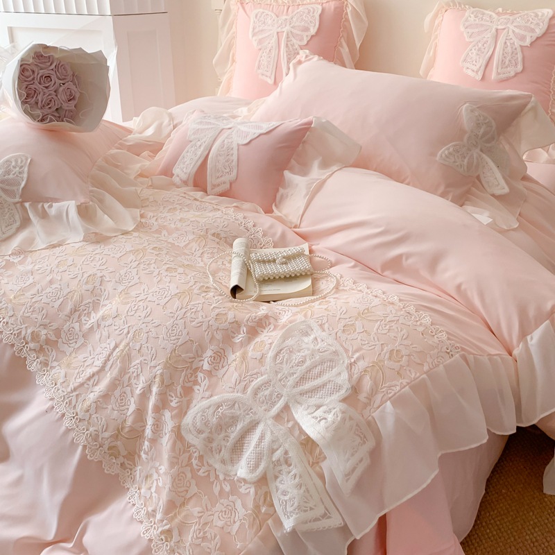 Selimut Katun Dicuci dengan Bo - Embroidery Quilt Cover ulasan dan harga