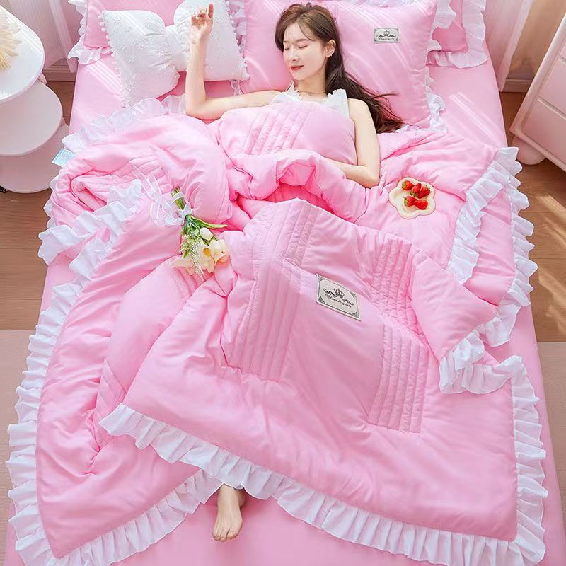 1/3 buah Set selimut putri Kor - Embroidery Quilt Cover ulasan dan harga