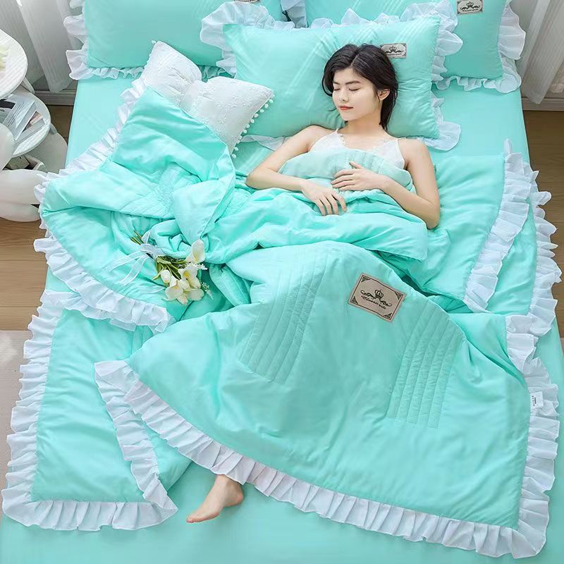 1/3 buah Set selimut putri Kor - Embroidery Quilt Cover ulasan dan harga