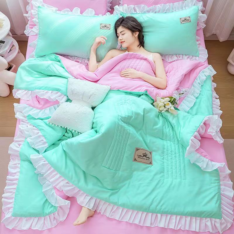 1/3 buah Set selimut putri Kor - Embroidery Quilt Cover ulasan dan harga