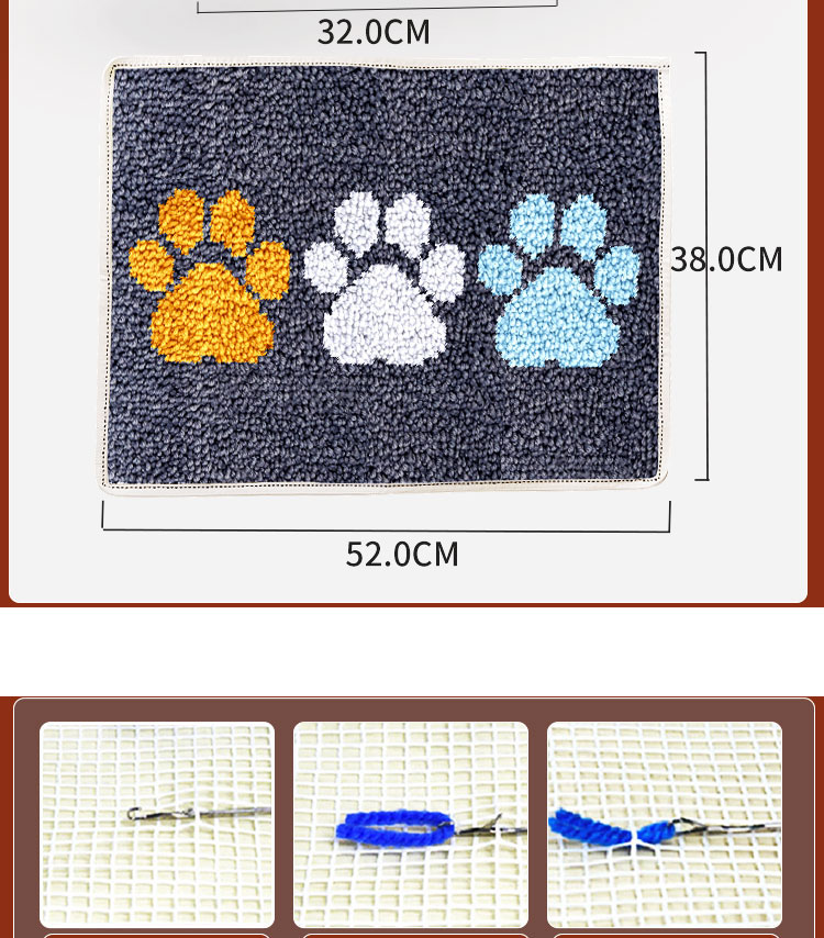 Perlengkapan Sulaman Kanvas La - Printed Embroidery Kit ulasan dan harga
