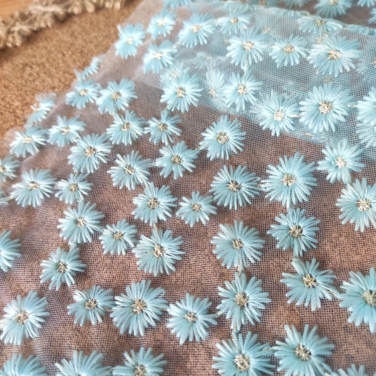Kain Renda Bordir Jaring Bunga - Embroidery Veil ulasan dan harga