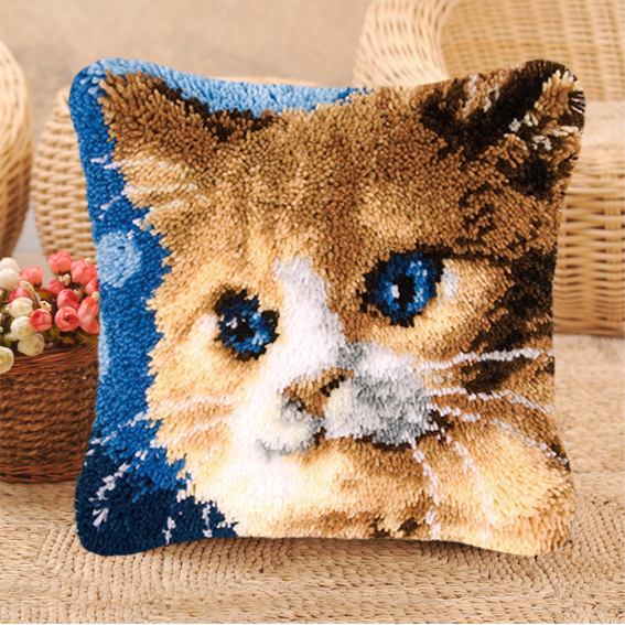 Perlengkapan Rajut Latch Hook  - Printed Embroidery Kit ulasan dan harga