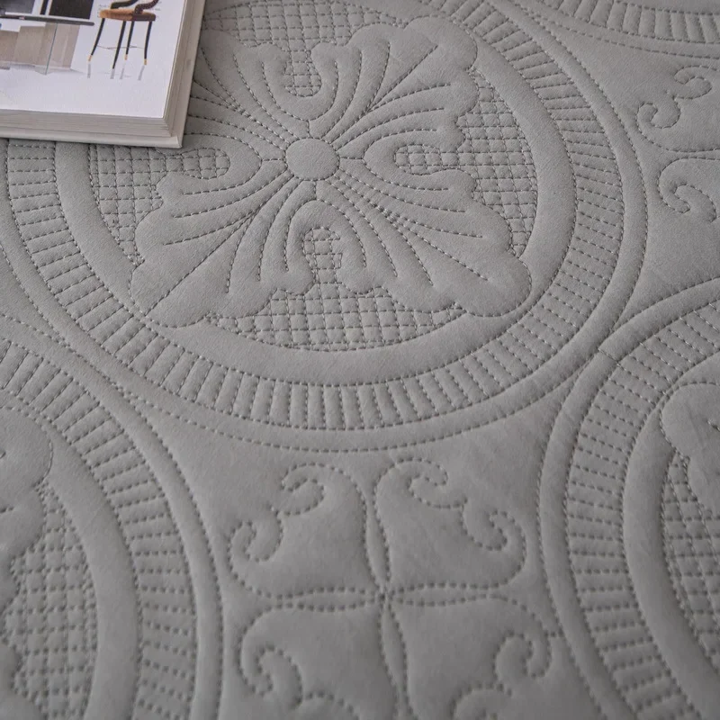 1 Buah Sarung Sofa Katun Tebal - Embroidery Quilt Cover ulasan dan harga