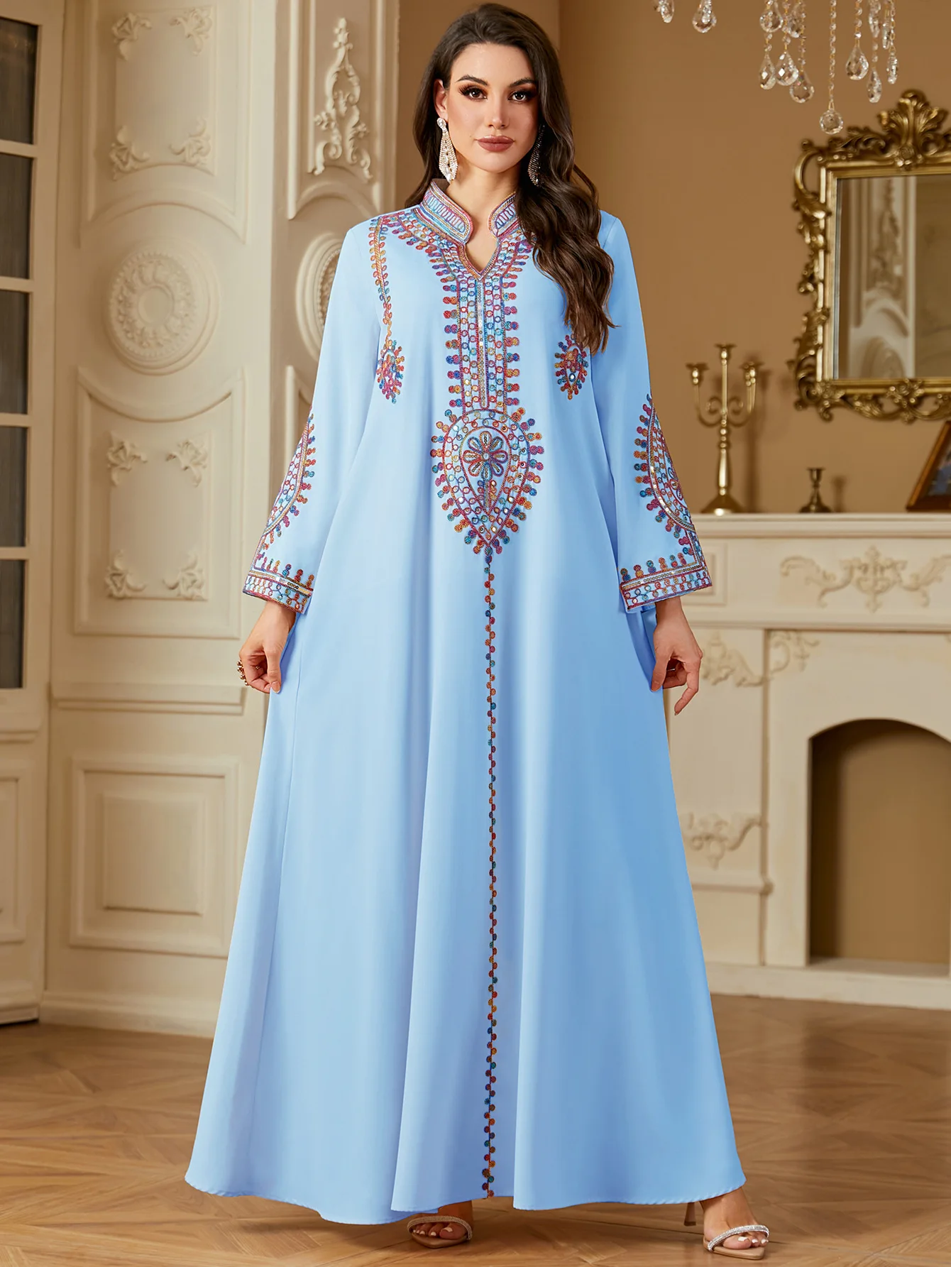 Gaun Pesta Bordir Idul Fitri W - Embroidery Kebaya ulasan dan harga