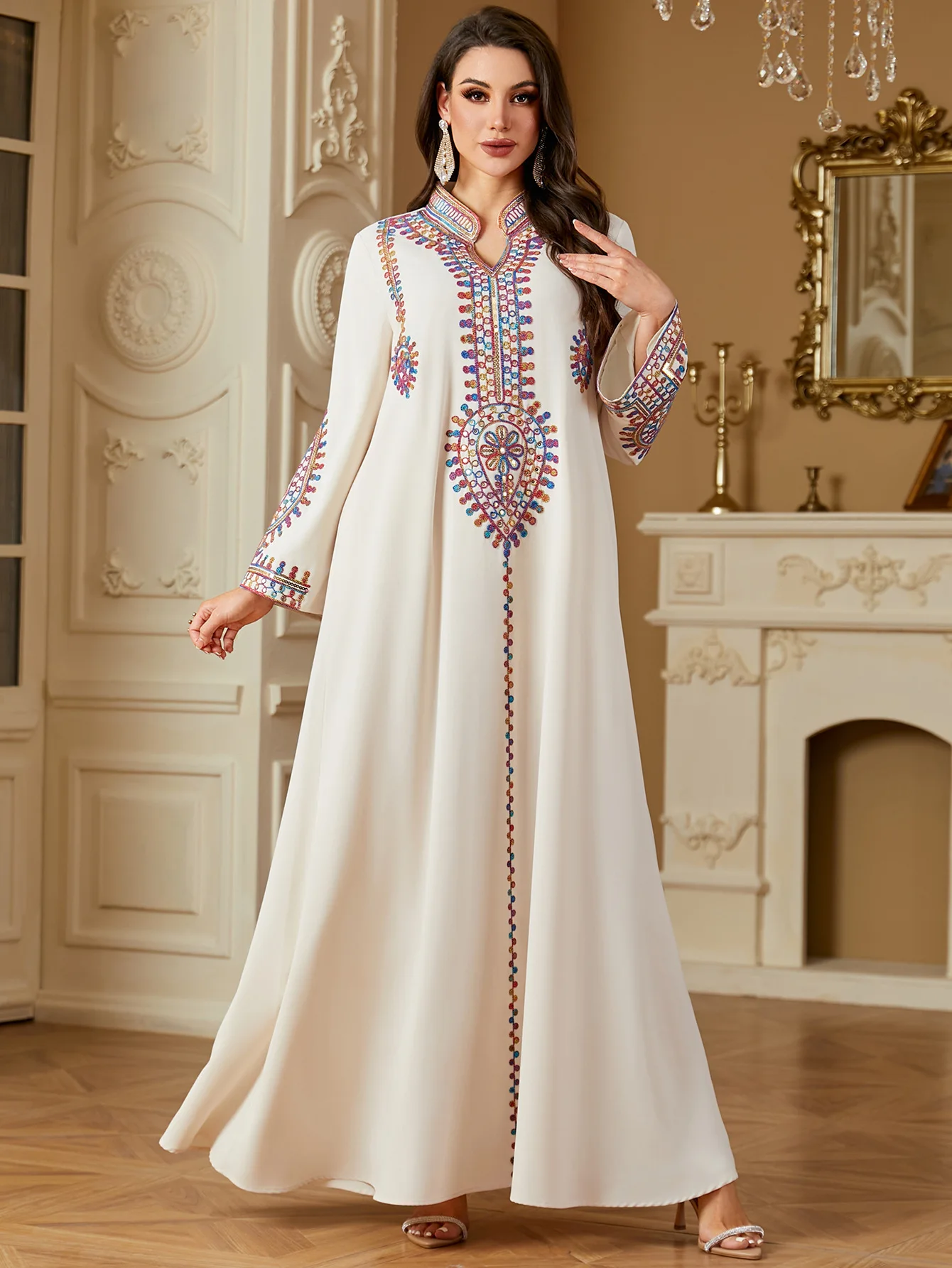 Gaun Pesta Bordir Idul Fitri W - Embroidery Kebaya ulasan dan harga