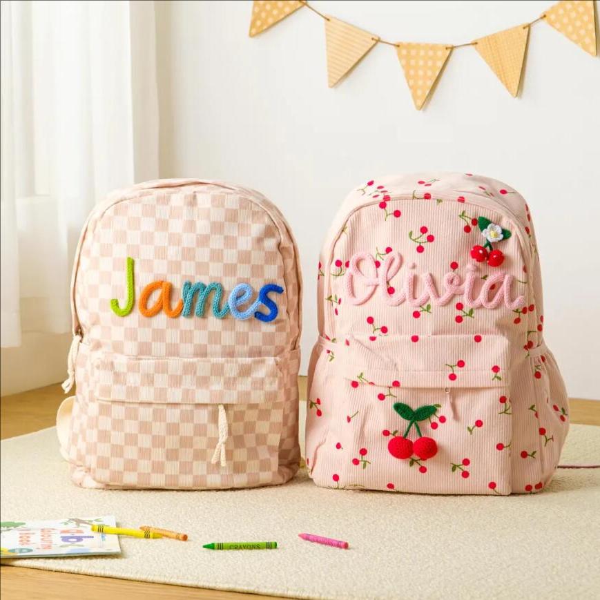 Ransel Lucu Kustom untuk Anak- - Embroidery Name Designs ulasan dan harga