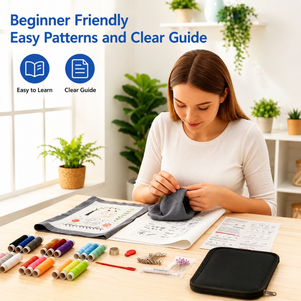 Buku Latihan Jahitan Bordir, B - Embroidery Guide Book ulasan dan harga