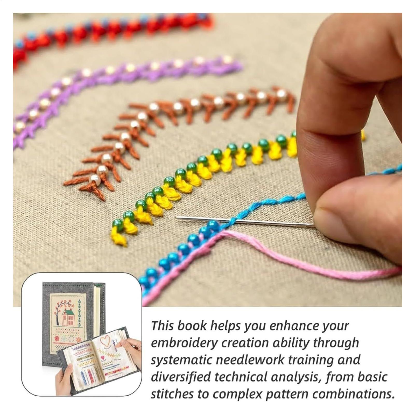 Buku Jahitan Sulaman DIY Pandu - Embroidery Guide Book ulasan dan harga
