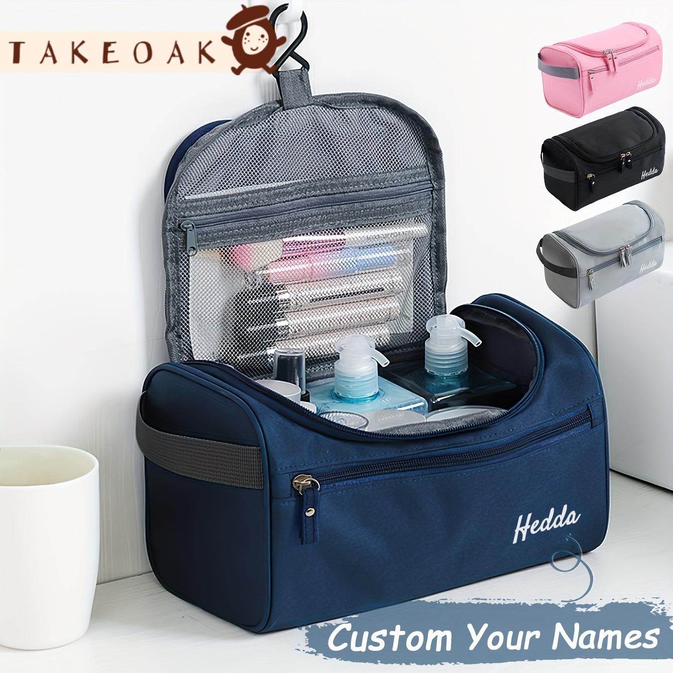 Tas Kosmetik Oxford Custom Nam - Embroidery Name Designs ulasan dan harga